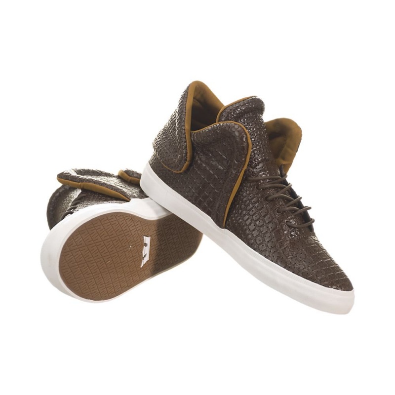 Tenis Supra Falcon Marrones | RWECN3876